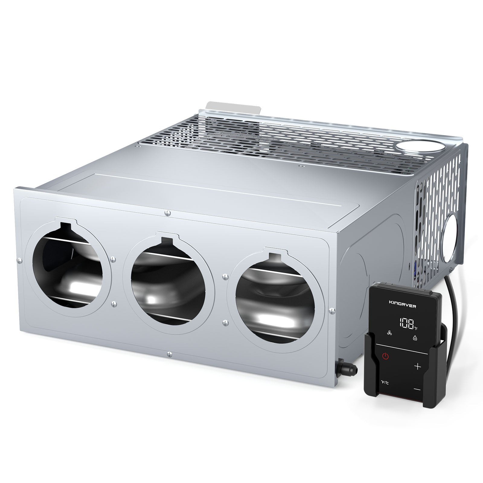 KINGRVER 25,000 BTU Powerful RV Furnace,HF25-E Heater,LP Gas