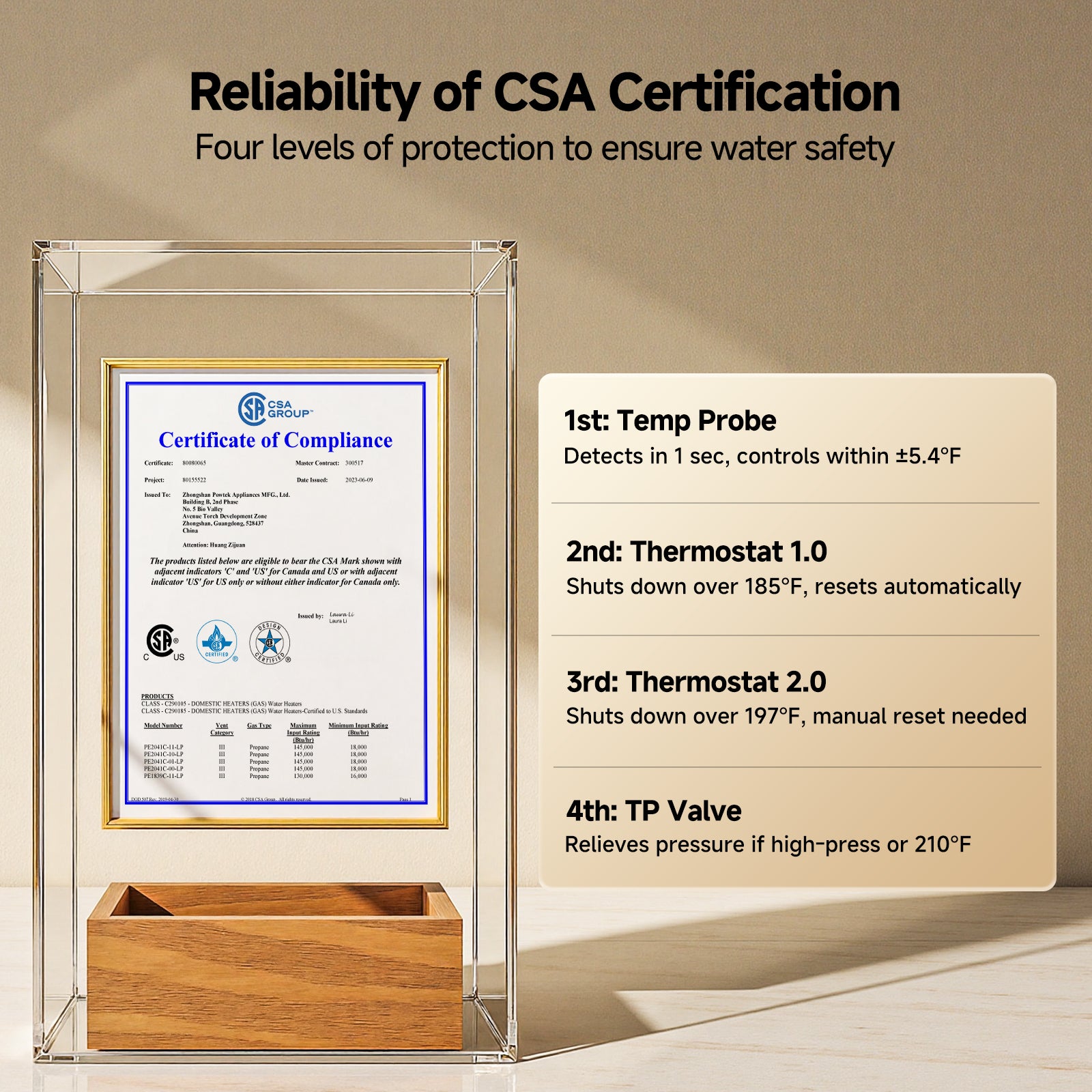 KINGRVER 6 Gallon RV Tank Water Heater | HybridShower 6 – RV Gas and Electric Water Heater with Built-in Magnesium Anode Rod