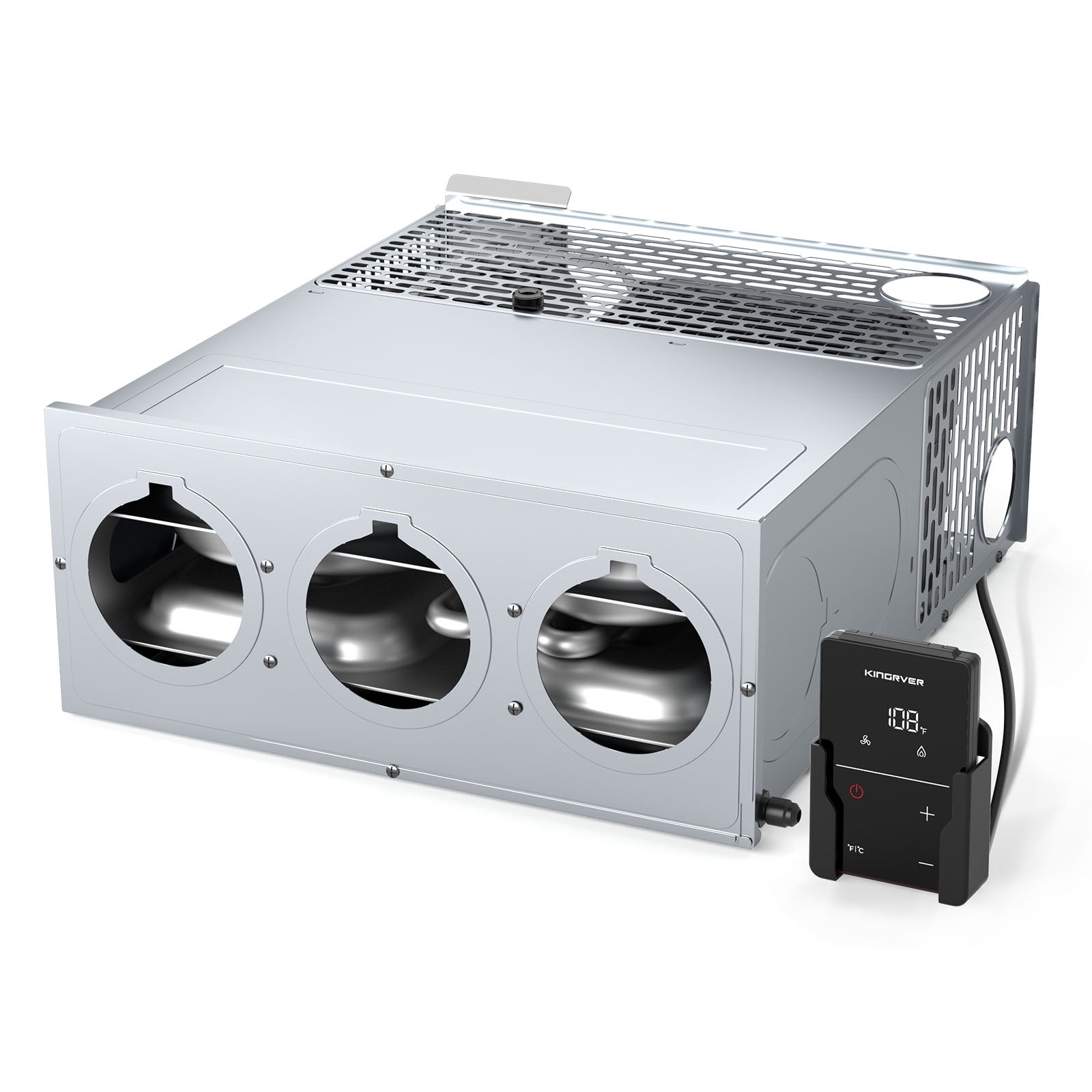 KINGRVER 25,000 BTU Powerful RV Furnace,HF25-E Heater,LP Gas