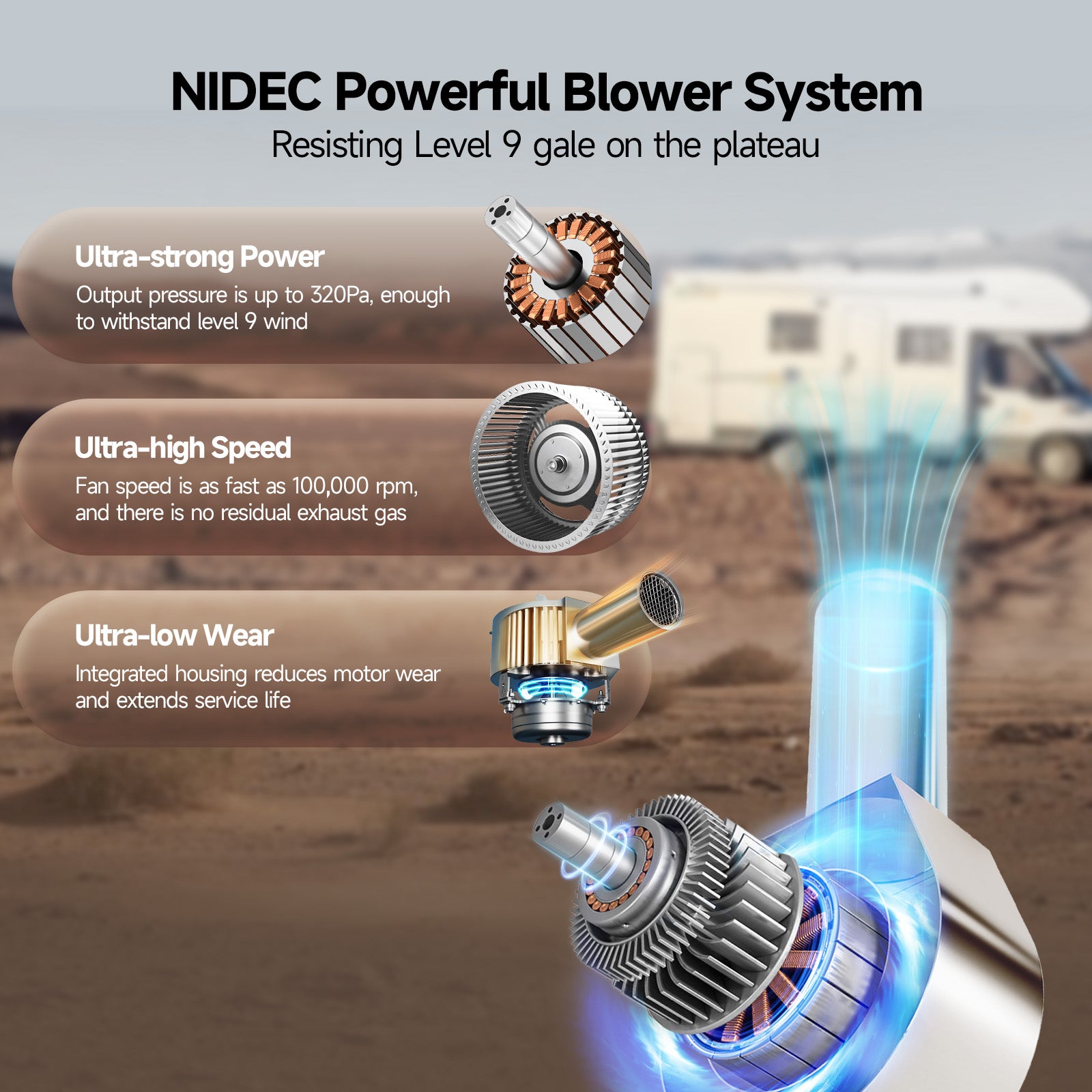 KINGRVER RV Tankless Water Heater 65,000 BTU without Door, Propane Gas, DC 12V