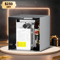 KINGRVER RV Tankless Water Heater 65,000 BTU without Door, Propane Gas, DC 12V
