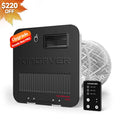 KINGRVER 6 Gallon RV Tank Water Heater | HybridShower 6 Pro – RV Gas and Electric Water Heater with Built-in Powered Anode Rod