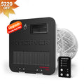 KINGRVER 6 Gallon RV Tank Water Heater | HybridShower 6 Pro – RV Gas and Electric Water Heater with Built-in Powered Anode Rod