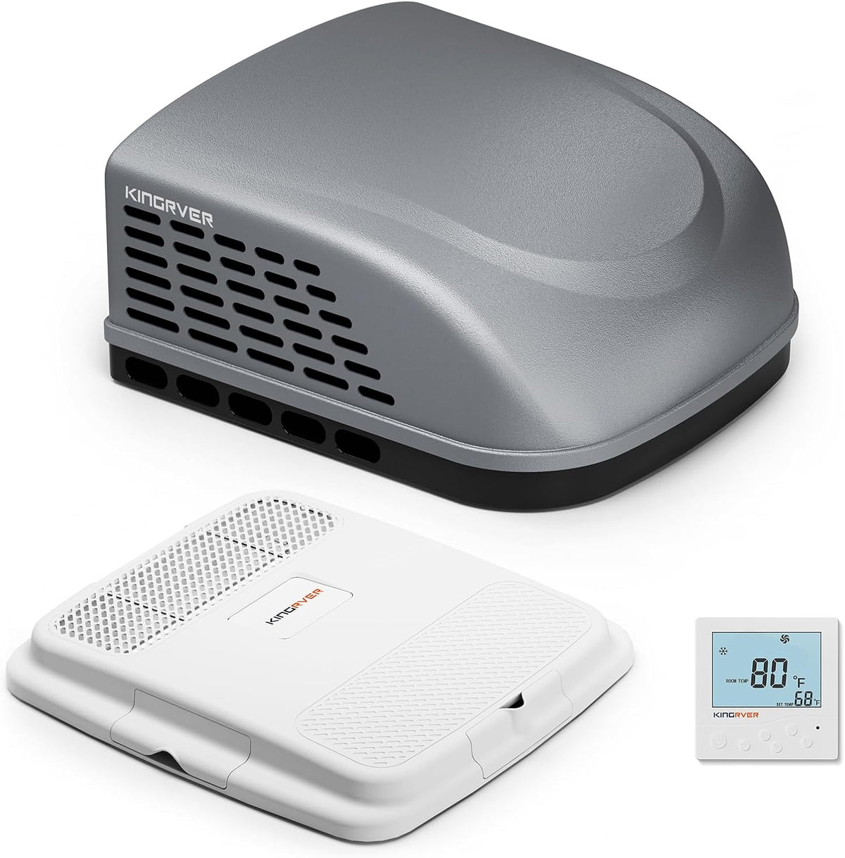 KINGRVER RV Air Conditioner 15K 110-120V | Non-Ducted Rooftop AC Unit